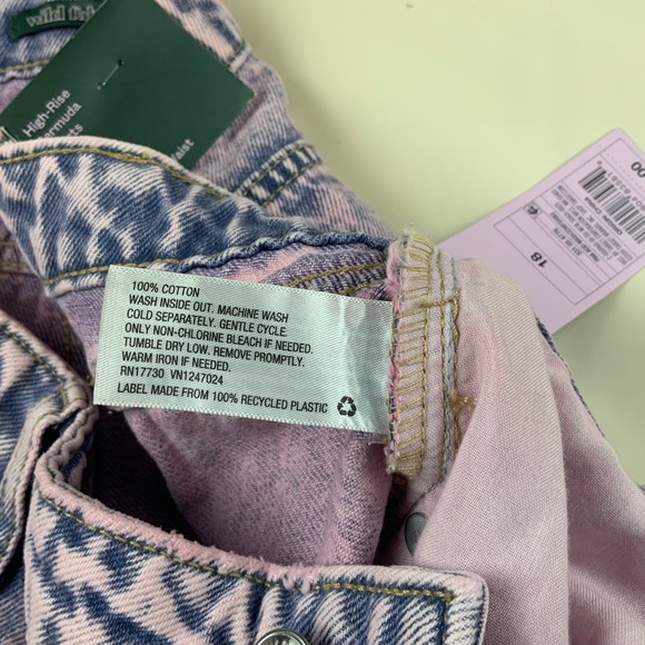 Denim Bermuda Shorts Size 18 - Picture 5 of 6